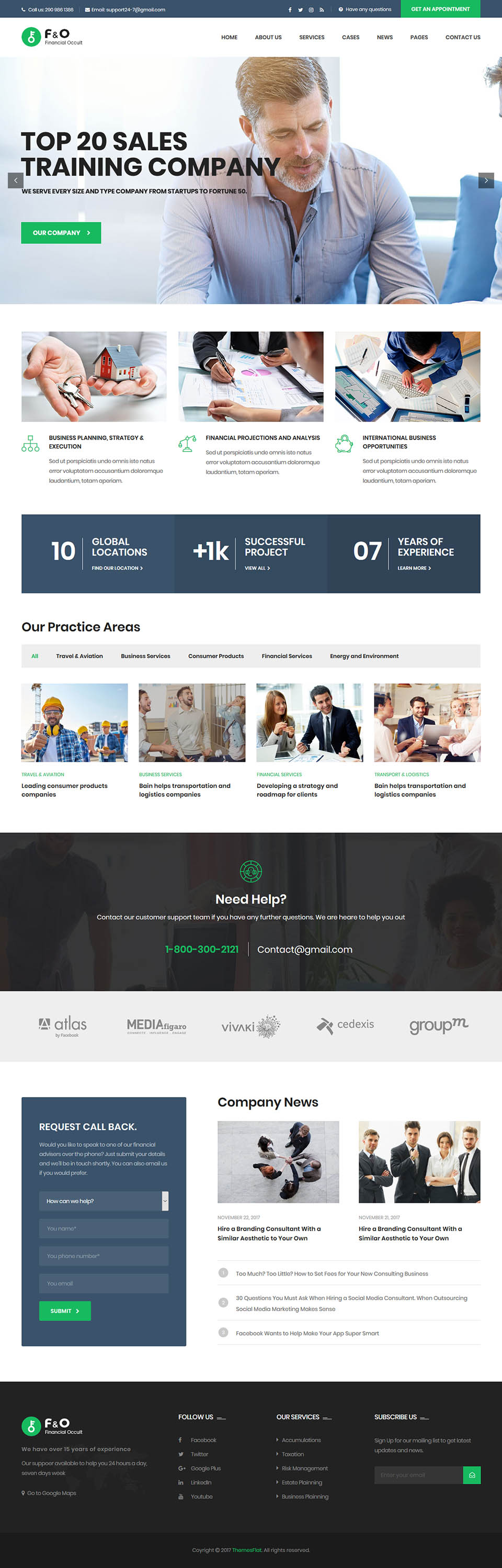 Template ThemeForest F&O WordPress template ThemeForest F&O
