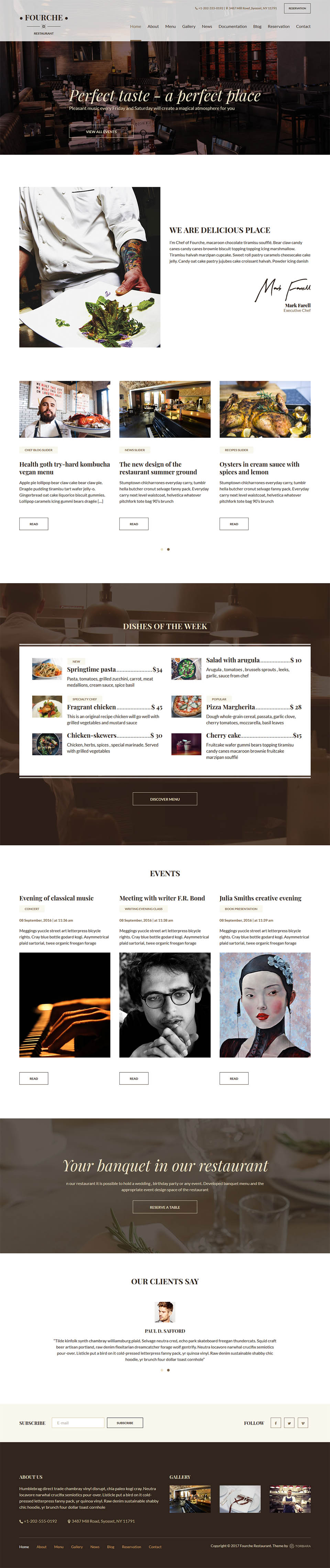 Template ThemeForest Fourche WordPress template ThemeForest Fourche