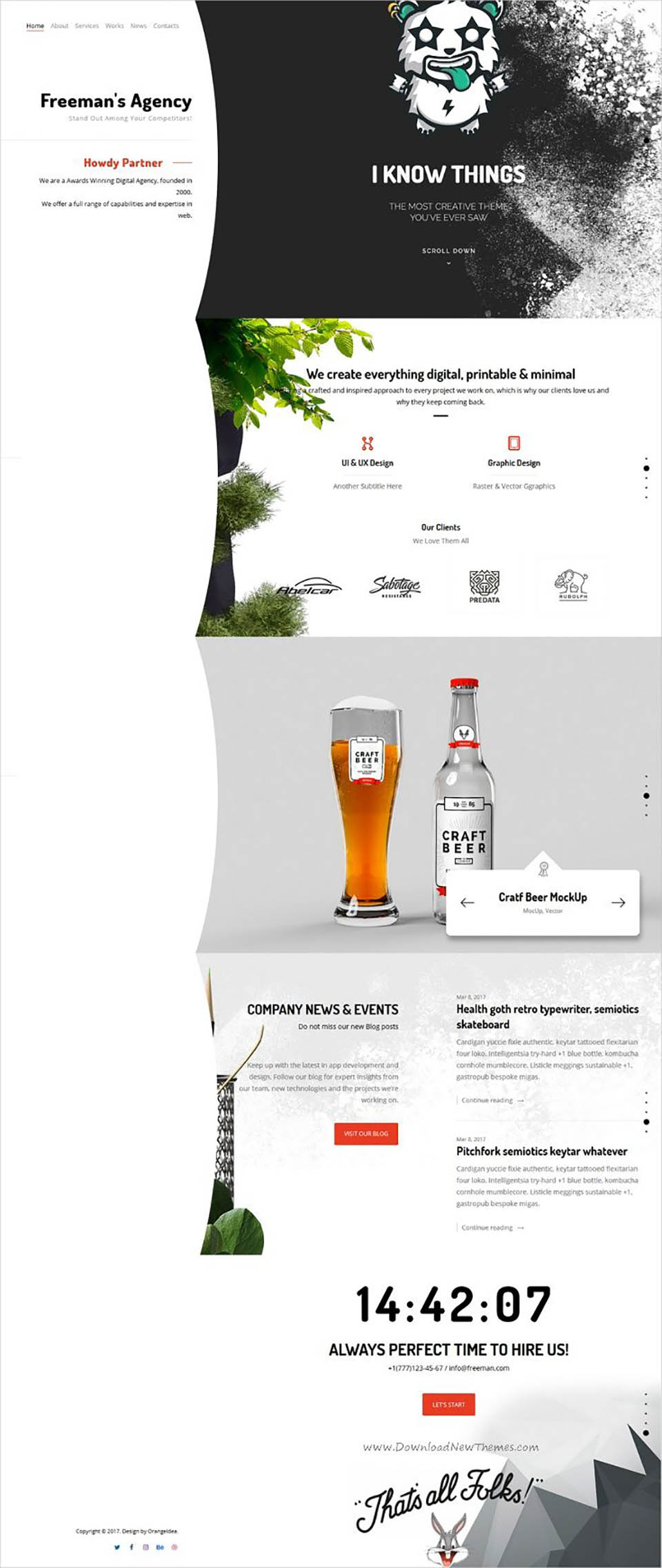 Template ThemeForest Freeman WordPress template ThemeForest Freeman