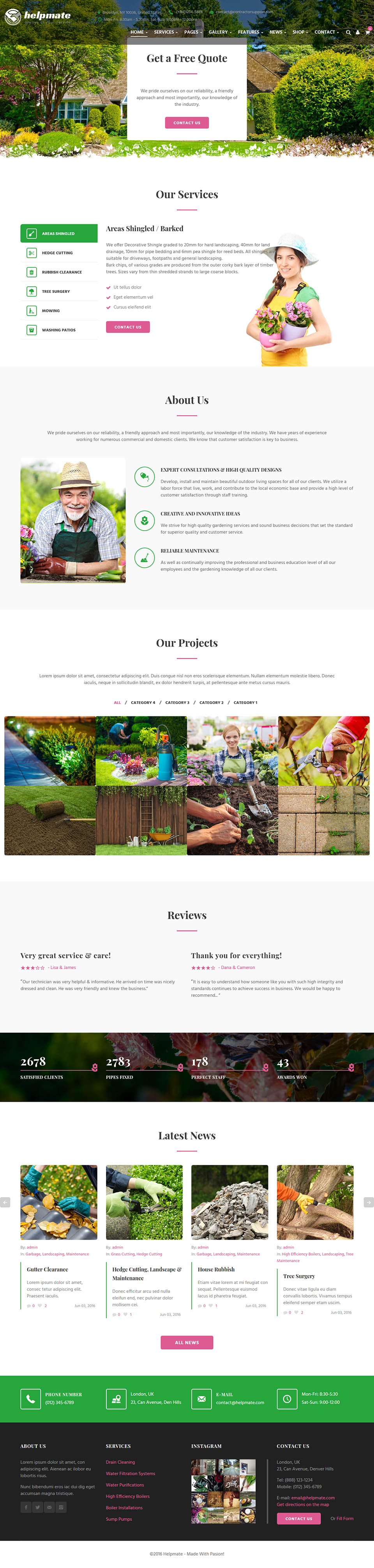 Template ThemeForest Helpmate WordPress template ThemeForest Helpmate