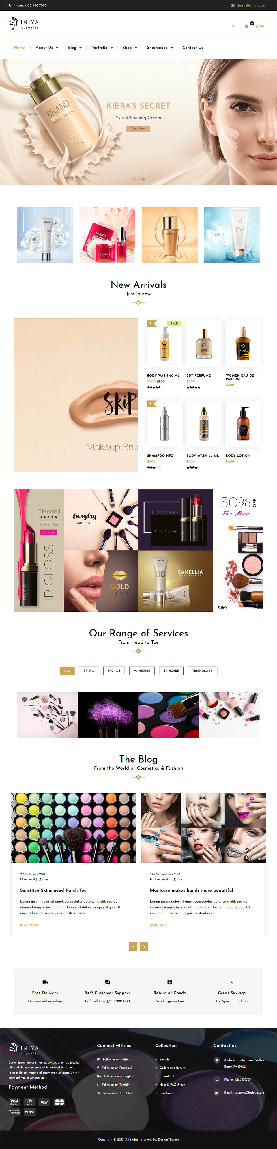 WordPress template ThemeForest Iniya