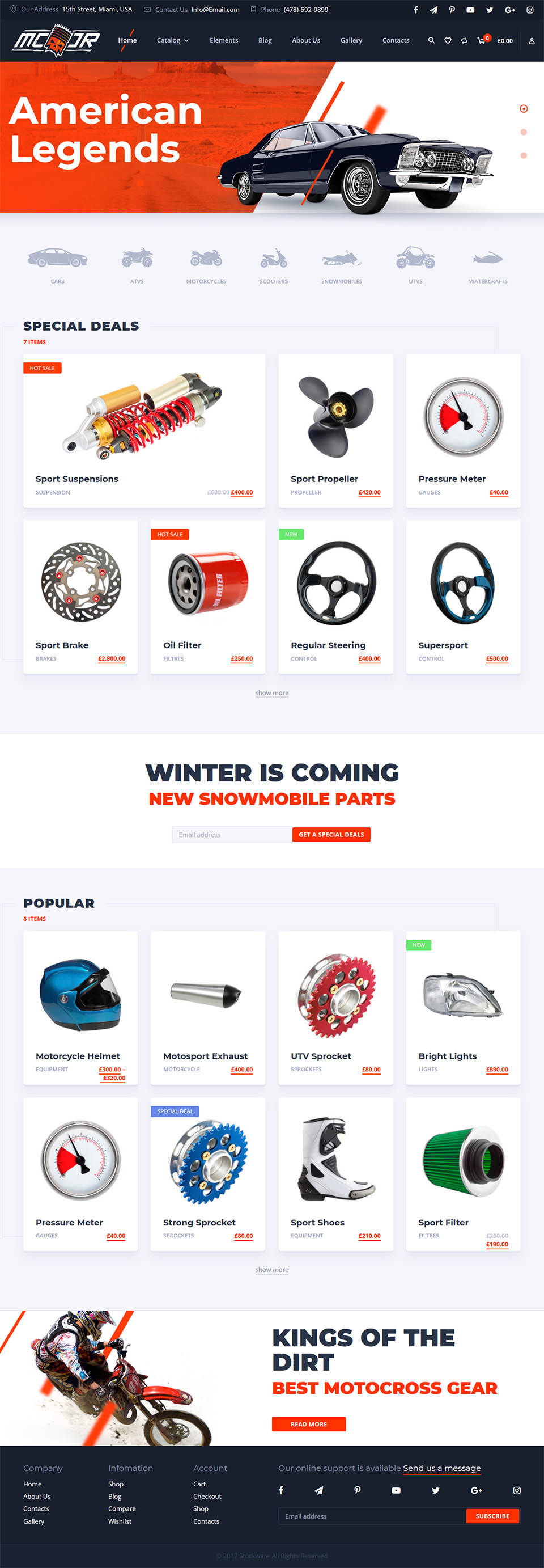 WordPress template ThemeForest Motor