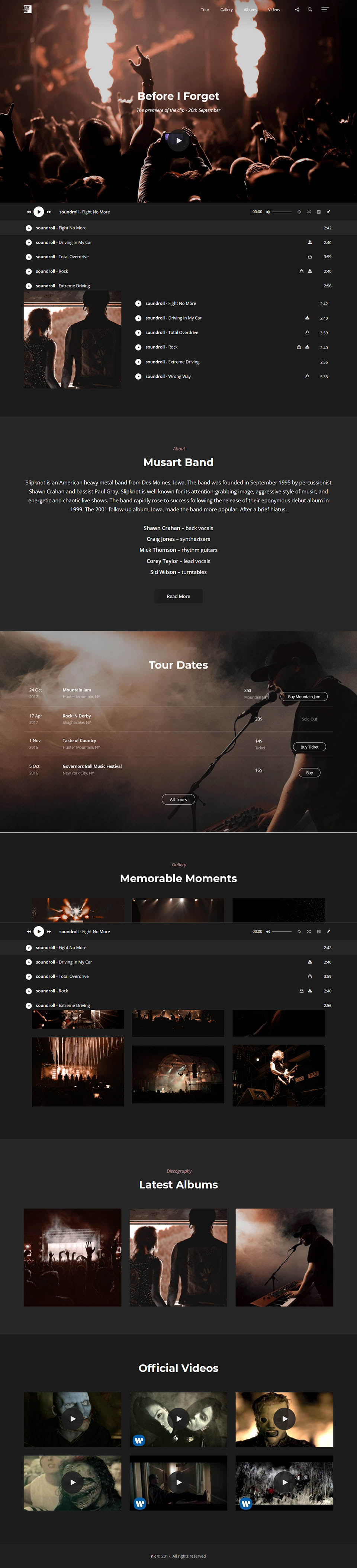 Template ThemeForest Musart WordPress template ThemeForest Musart