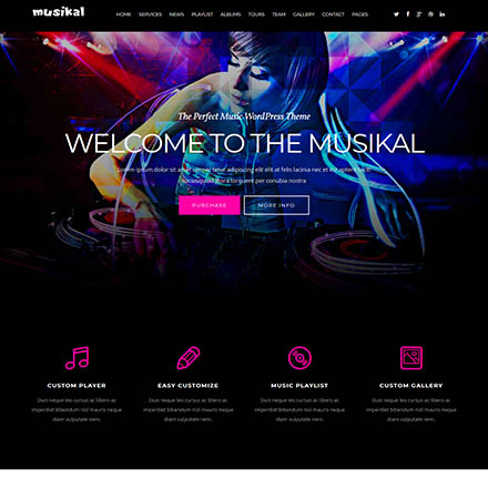 ThemeForest Musikal