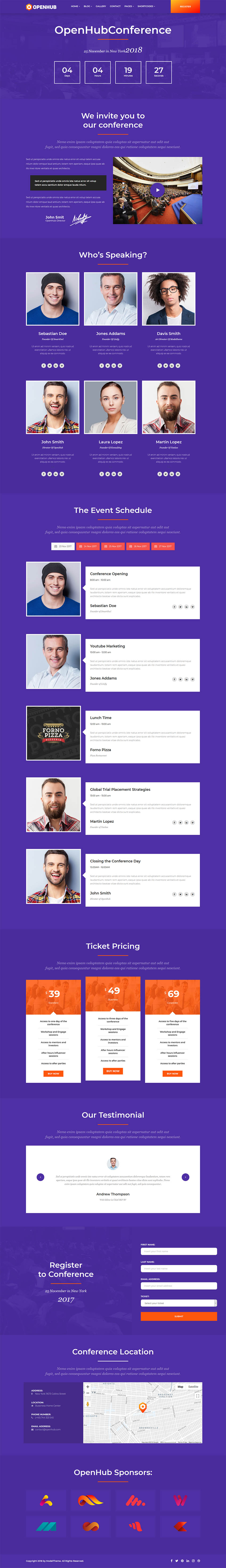 Template ThemeForest OpenHub WordPress template ThemeForest OpenHub