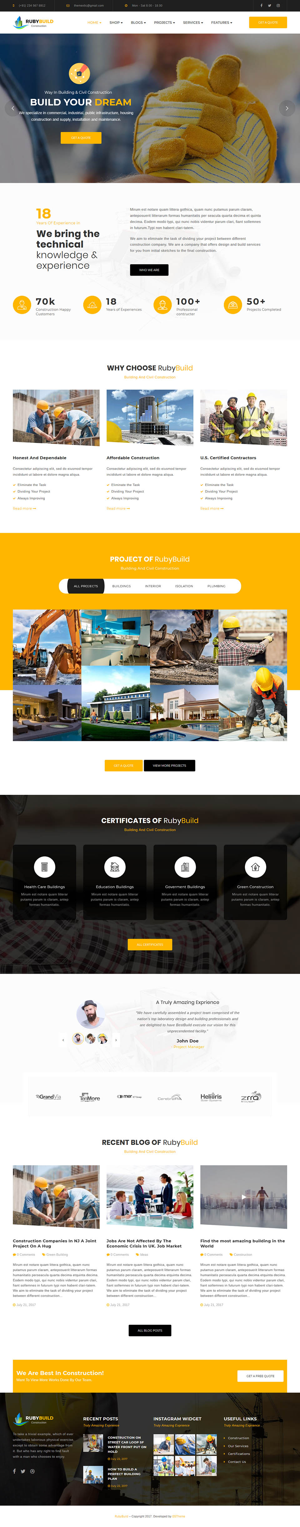 Template ThemeForest RubyBuild WordPress template ThemeForest RubyBuild