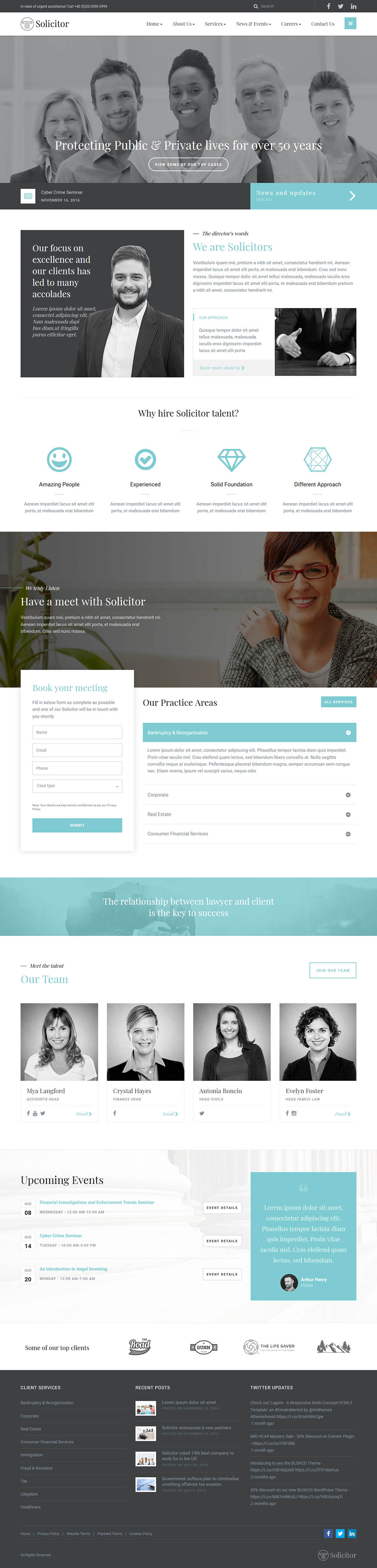 Template ThemeForest Solicitor WordPress template ThemeForest Solicitor