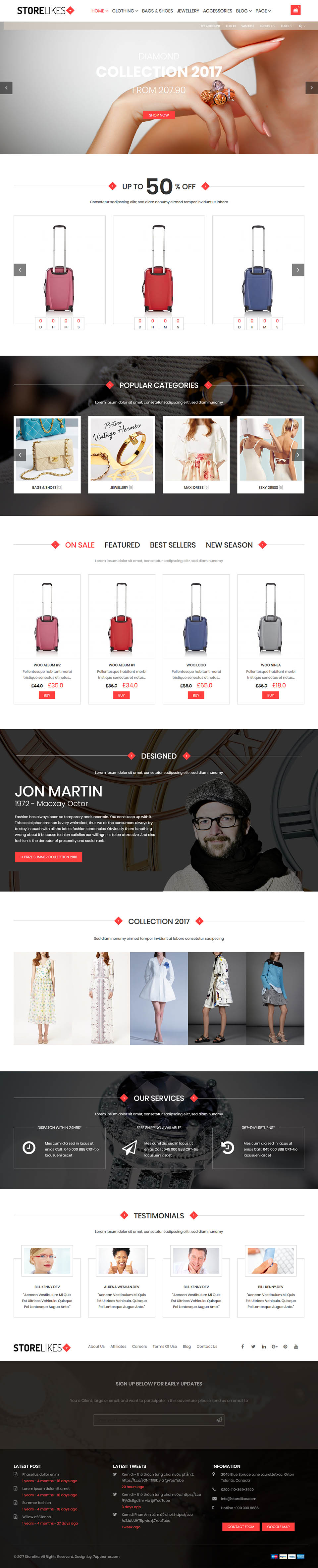 Template ThemeForest Storelikes WordPress template ThemeForest Storelikes