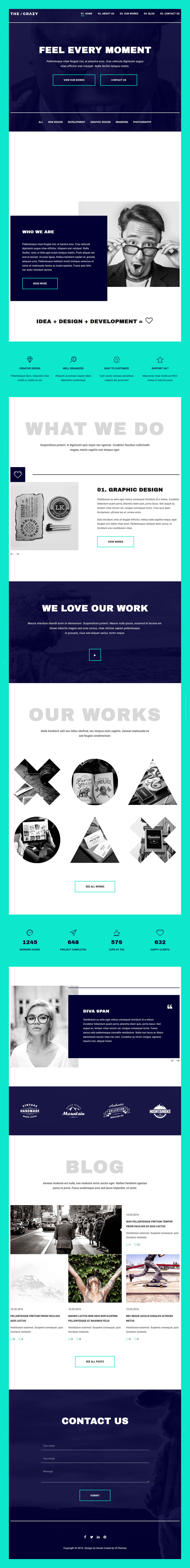 Template ThemeForest The Crazy WordPress template ThemeForest The Crazy