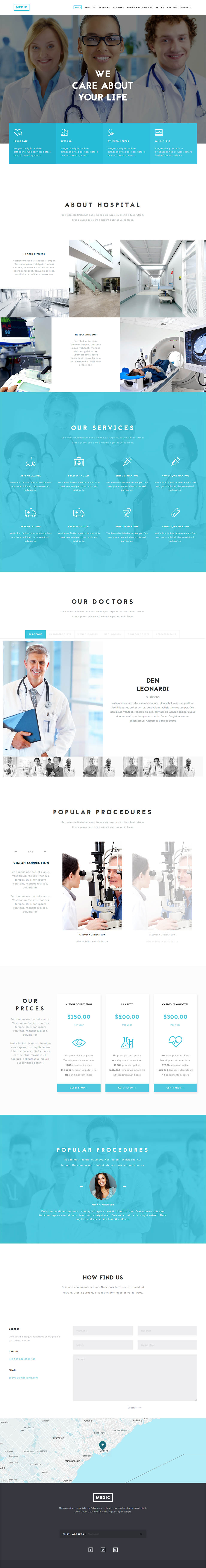 WordPress template ThemeForest The Hospital