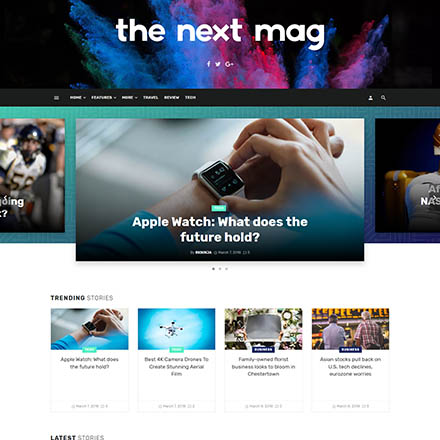 ThemeForest The Next Mag