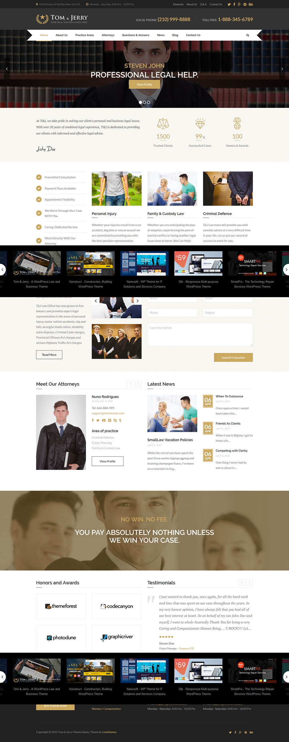 WordPress template ThemeForest Tom & Jerry