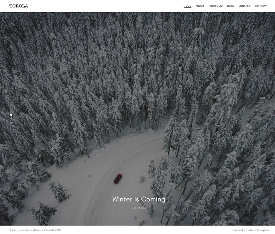 WordPress template ThemeForest Torola