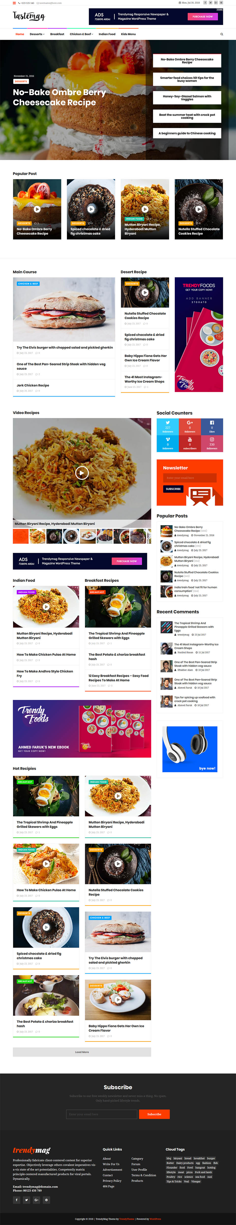 Template ThemeForest TrendyMag WordPress template ThemeForest TrendyMag