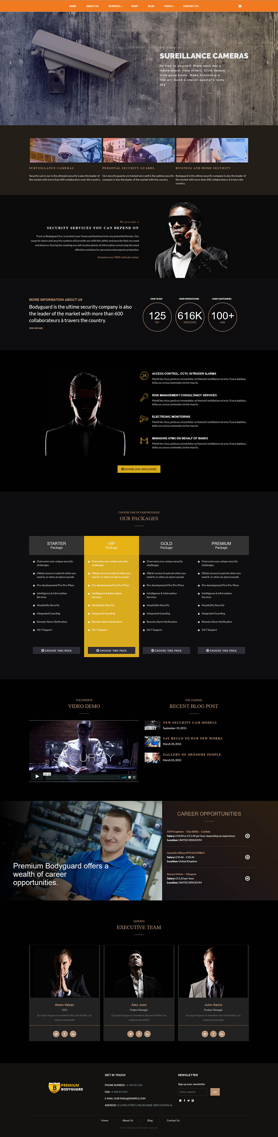 Template ThemeForest Bodyguard WordPress template ThemeForest Bodyguard