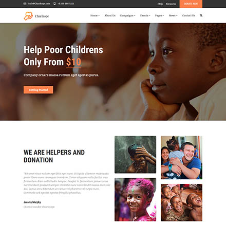 ThemeForest Charihope