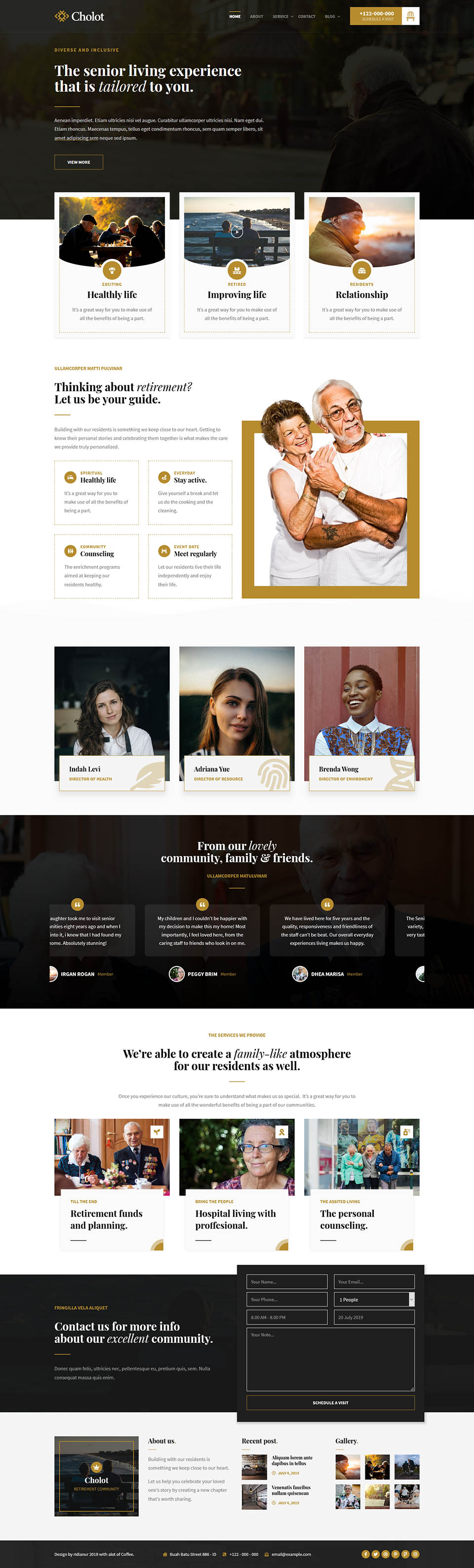 WordPress template ThemeForest Cholot