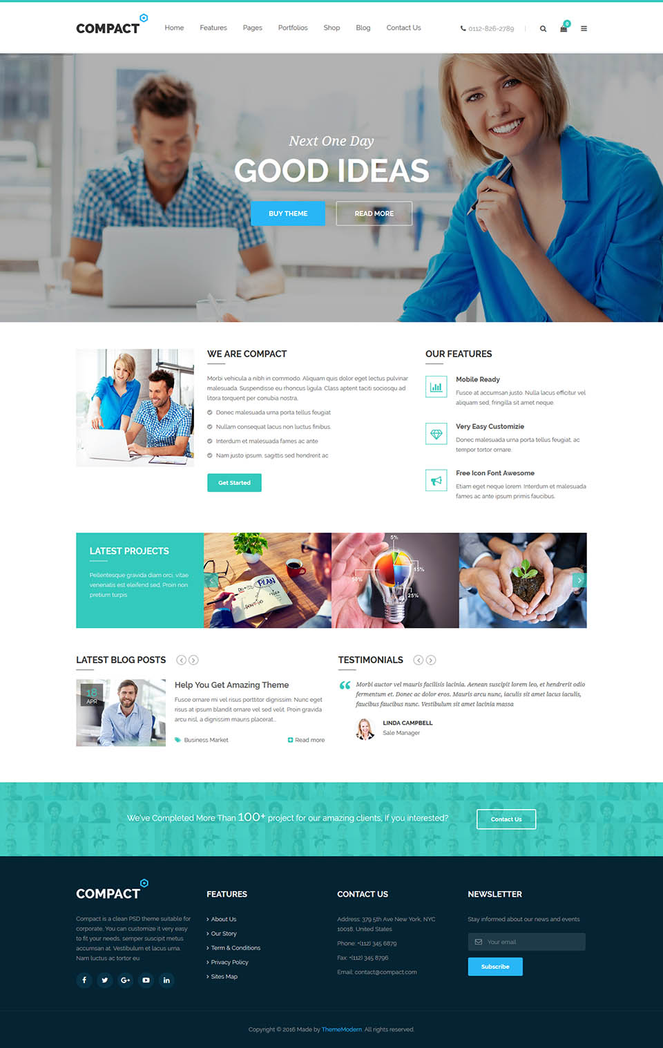 Template ThemeForest Compact WordPress template ThemeForest Compact