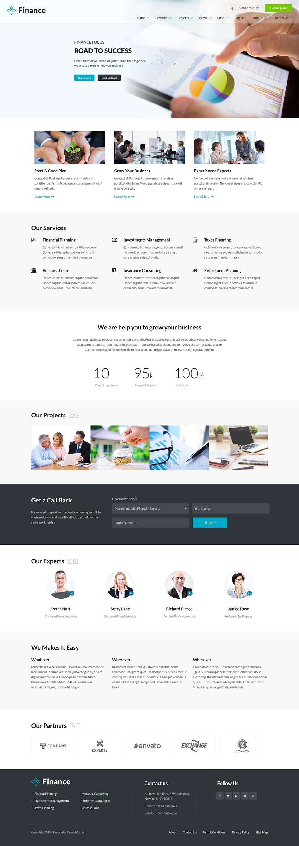 Template ThemeForest Finance WordPress template ThemeForest Finance
