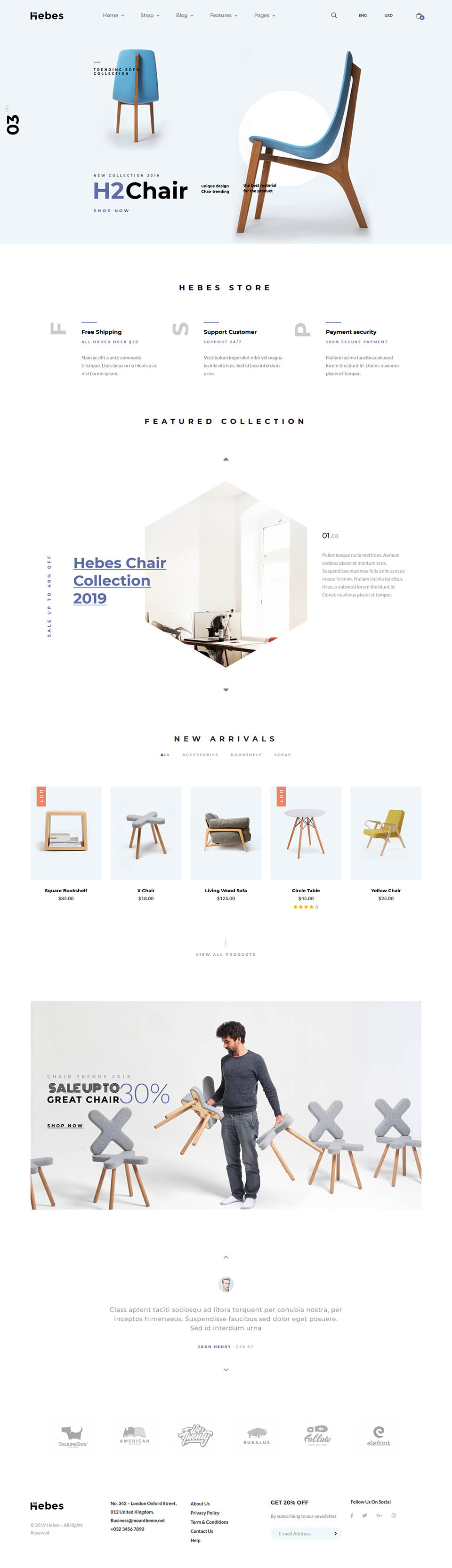 WordPress template ThemeForest Hebes