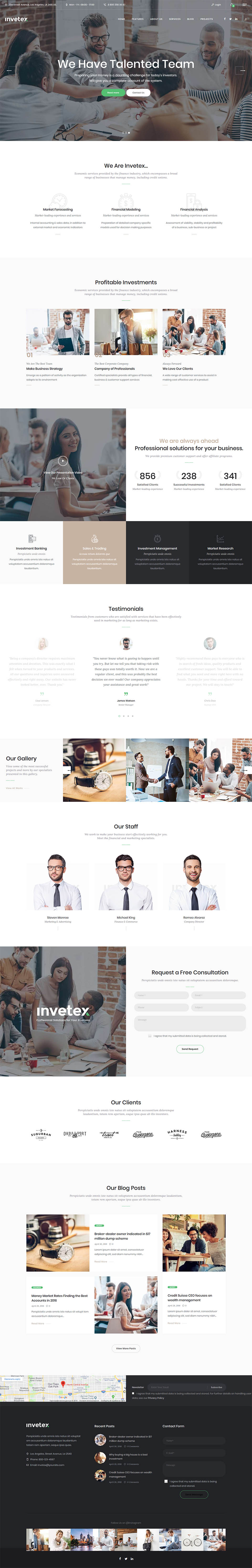 Template ThemeForest Invetex WordPress template ThemeForest Invetex