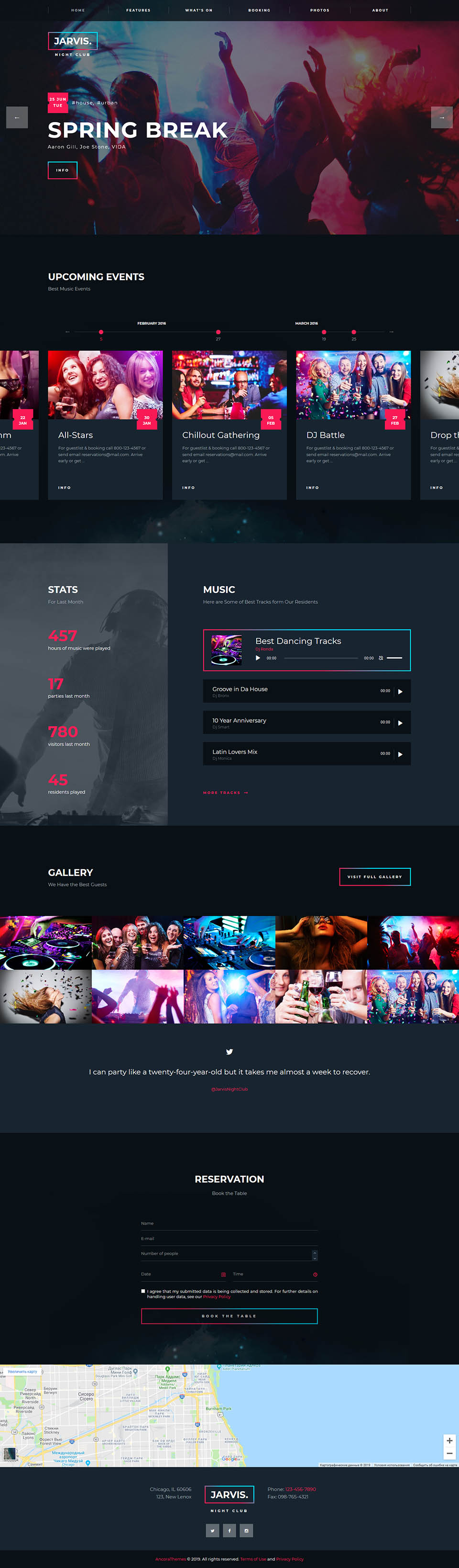WordPress template ThemeForest Jarvis