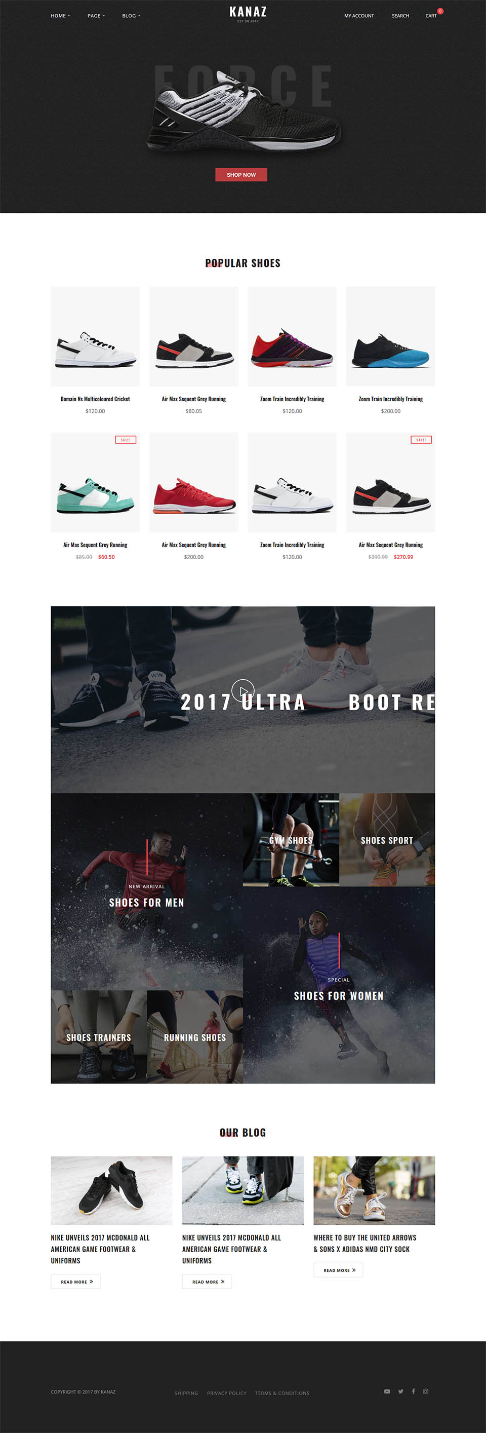 WordPress template ThemeForest Kanaz