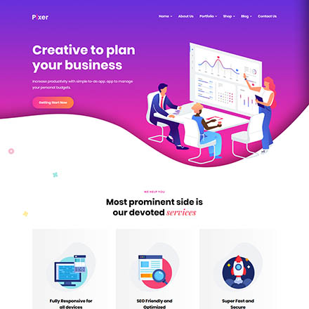 ThemeForest Pixer