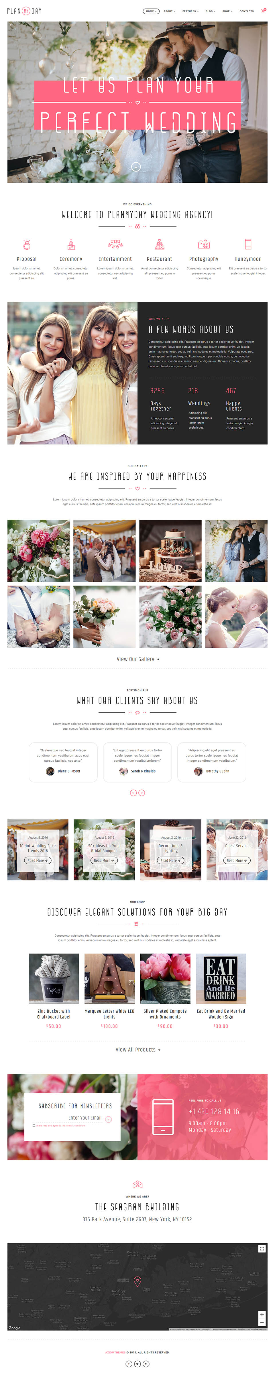 Template ThemeForest Plan My Day WordPress template ThemeForest Plan My Day