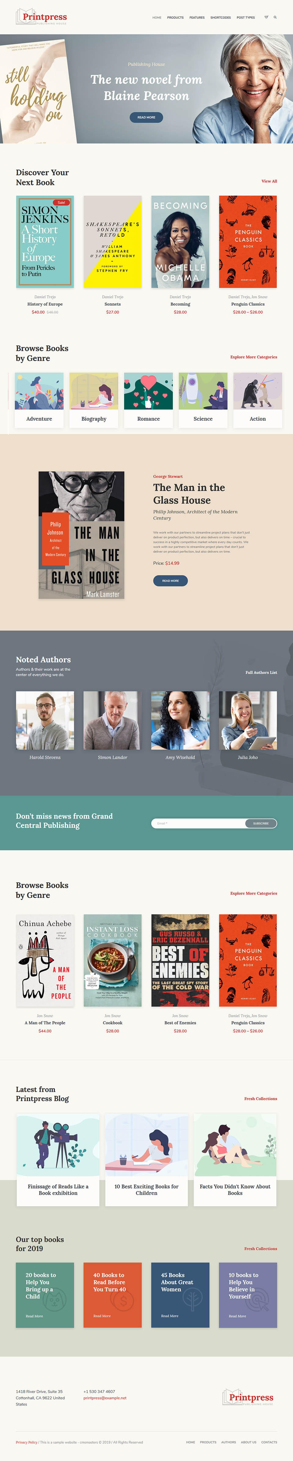 Template ThemeForest Printpress WordPress template ThemeForest Printpress