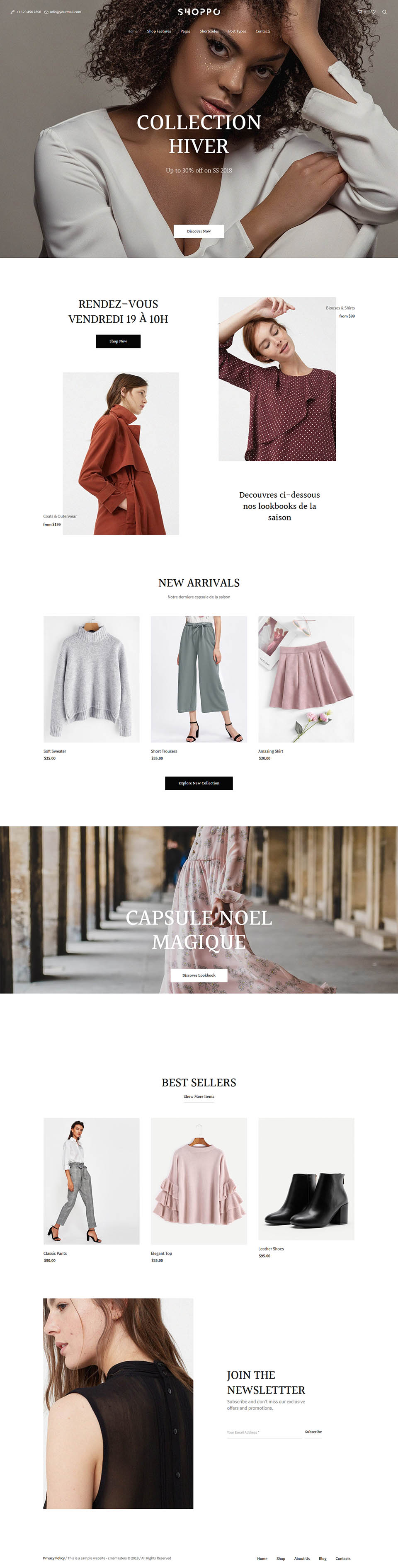 WordPress template ThemeForest Shoppo