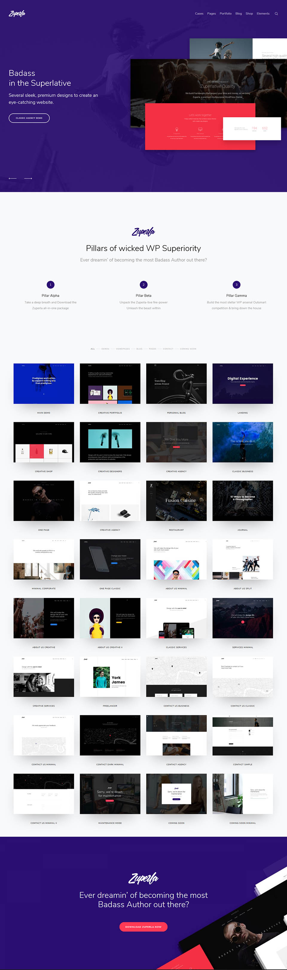 Template ThemeForest Zuperla WordPress template ThemeForest Zuperla