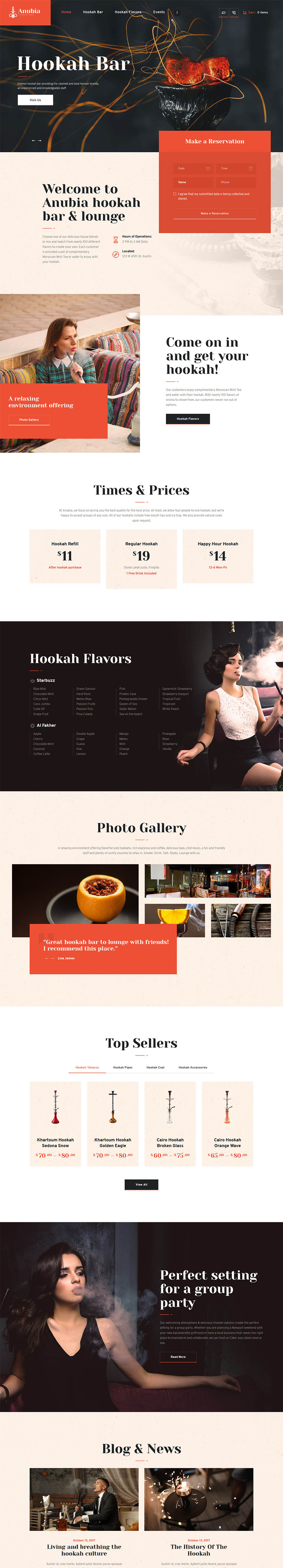 WordPress template ThemeForest Anubia