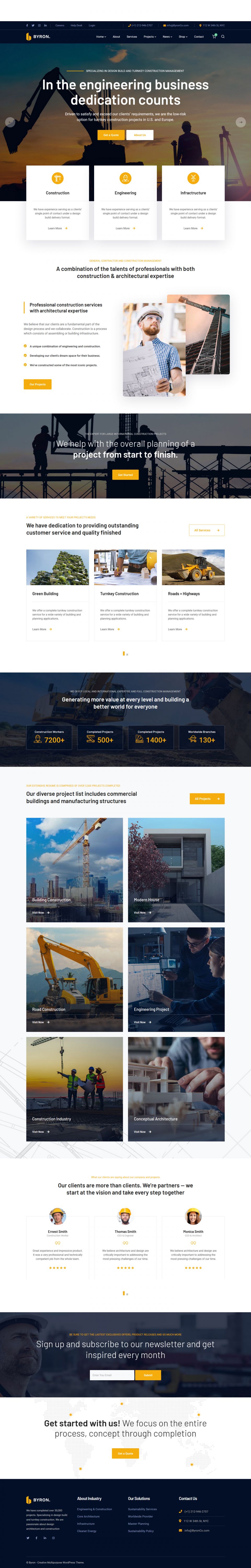 Template ThemeForest Byron WordPress template ThemeForest Byron