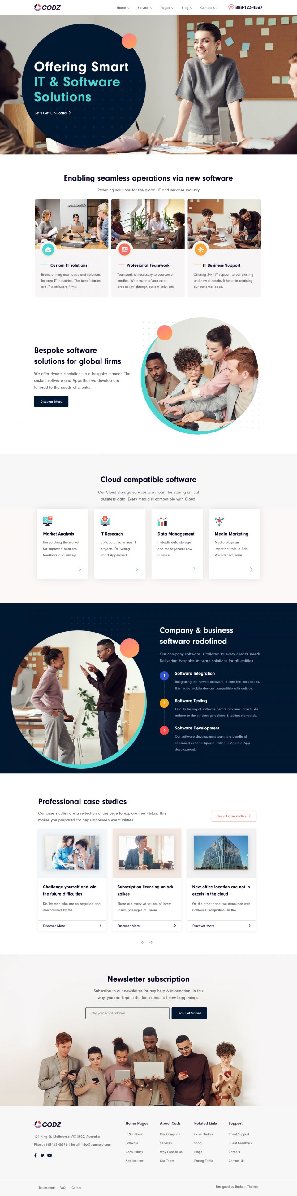 Template ThemeForest Codz WordPress template ThemeForest Codz
