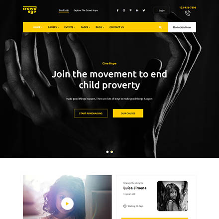 ThemeForest Crowdngo