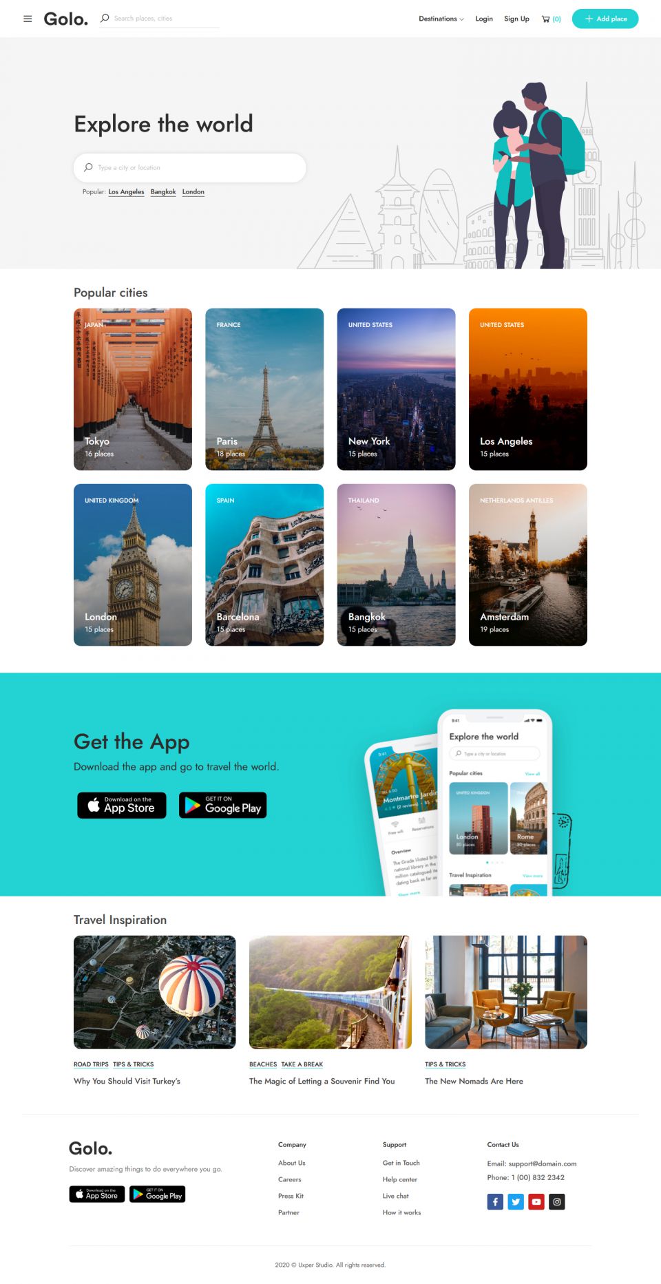 WordPress template ThemeForest Golo