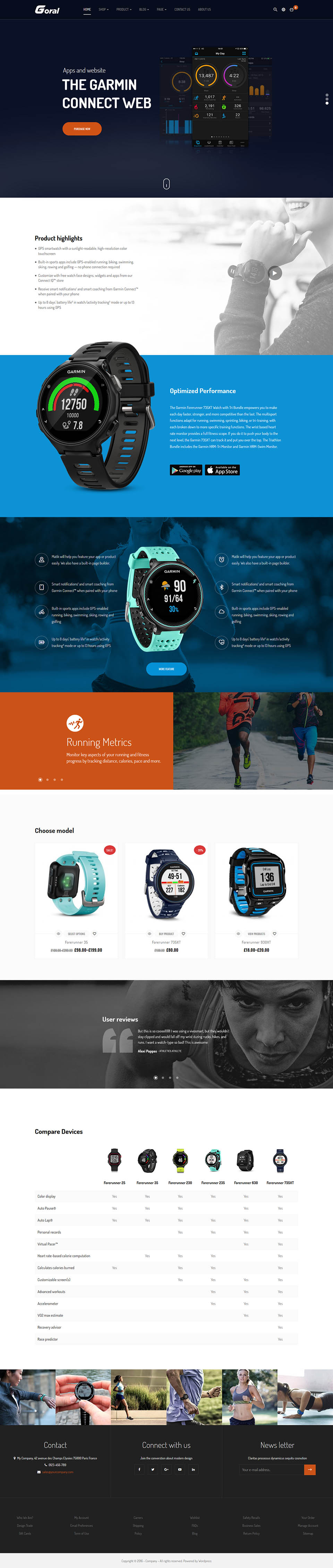 Template ThemeForest Goral WordPress template ThemeForest Goral