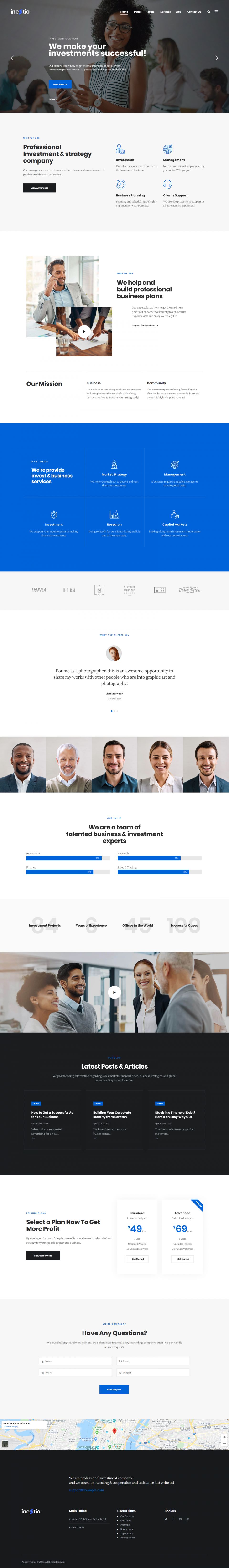 Template ThemeForest Inestio WordPress template ThemeForest Inestio