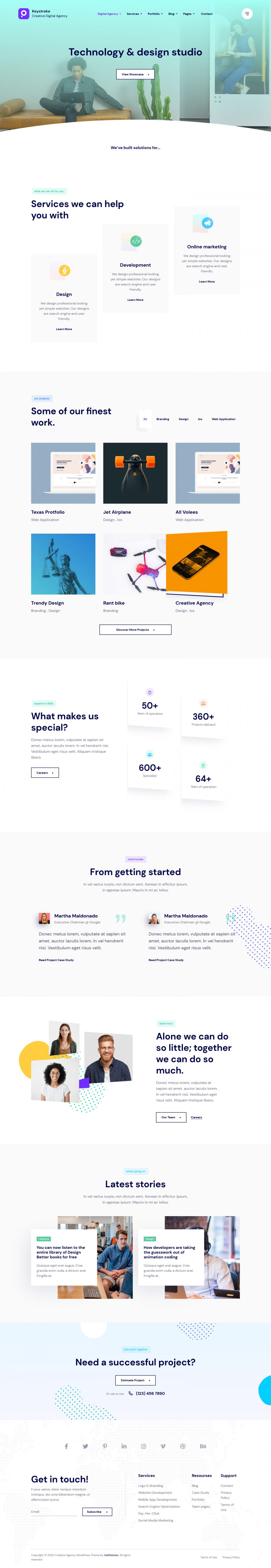 Template ThemeForest Keystroke WordPress template ThemeForest Keystroke