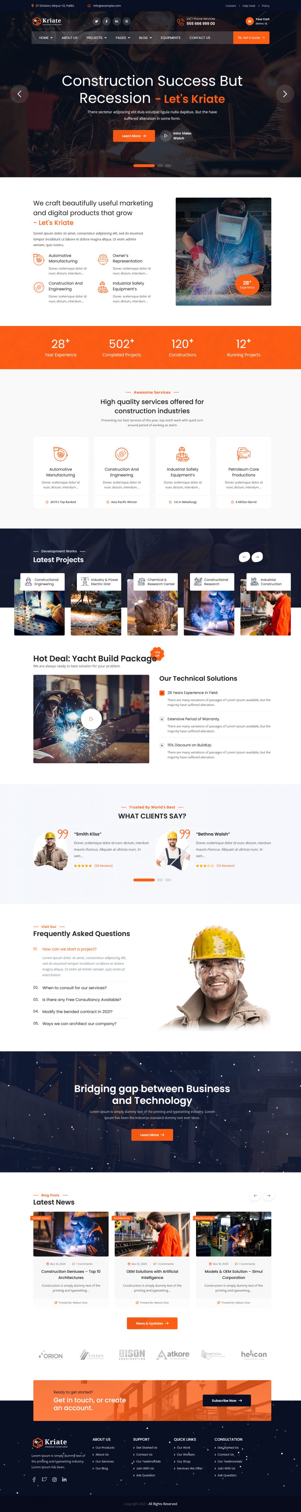 Template ThemeForest Kriate WordPress template ThemeForest Kriate