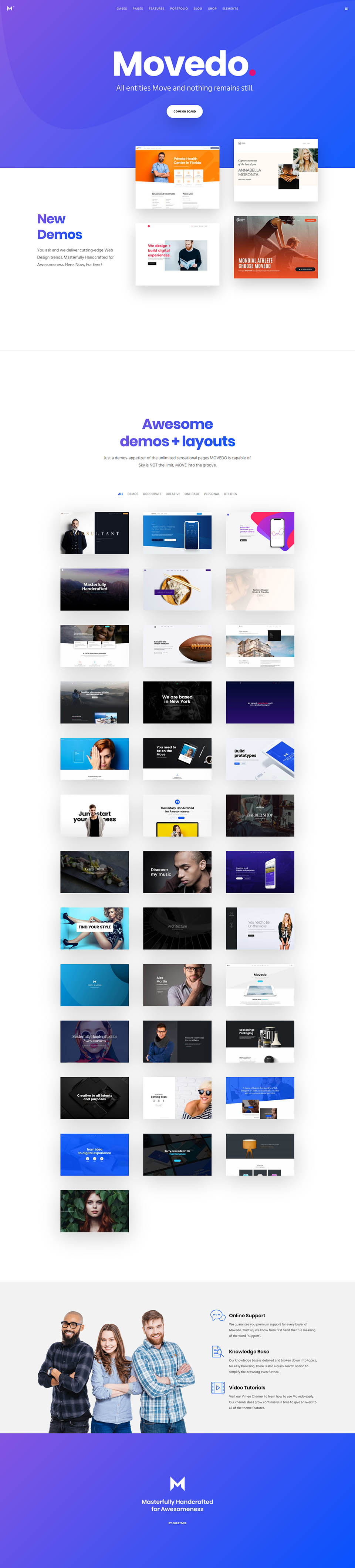 Template ThemeForest MoveDo WordPress template ThemeForest MoveDo