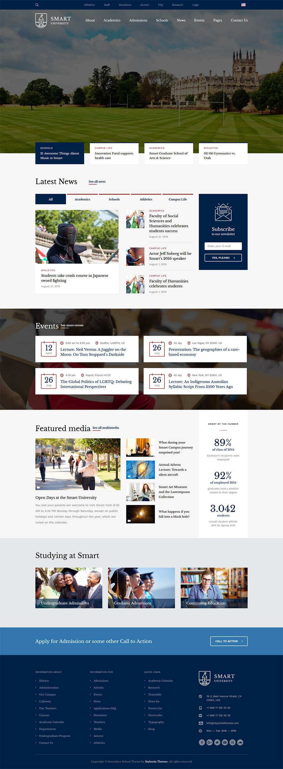 WordPress template ThemeForest Smarty