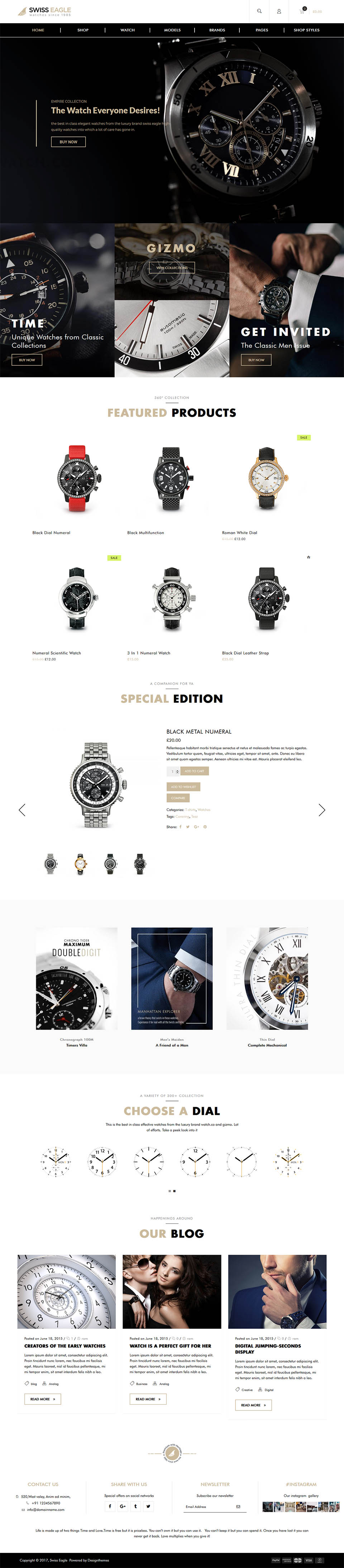Template ThemeForest Swiss Eagle WordPress template ThemeForest Swiss Eagle