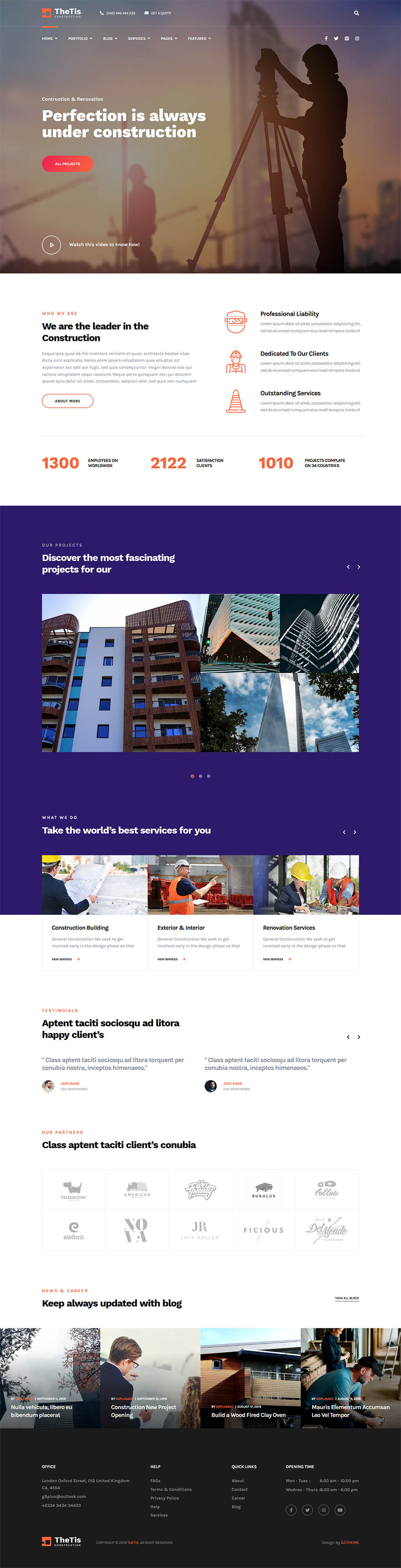 WordPress template ThemeForest TheTis