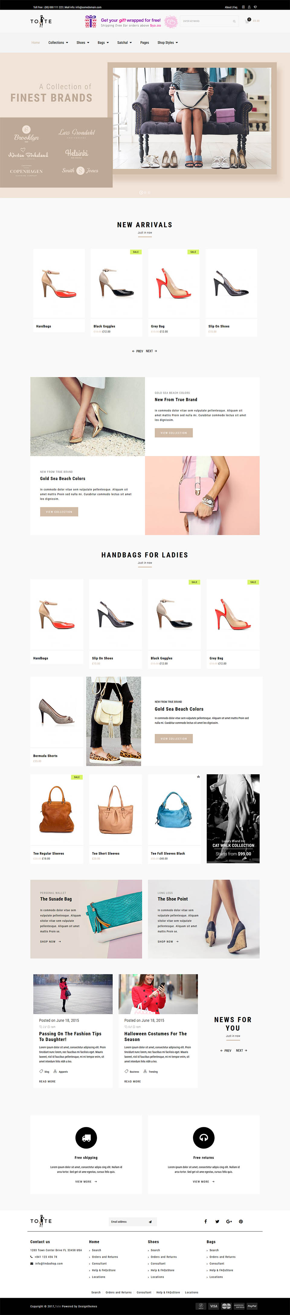Template ThemeForest Tote WordPress template ThemeForest Tote