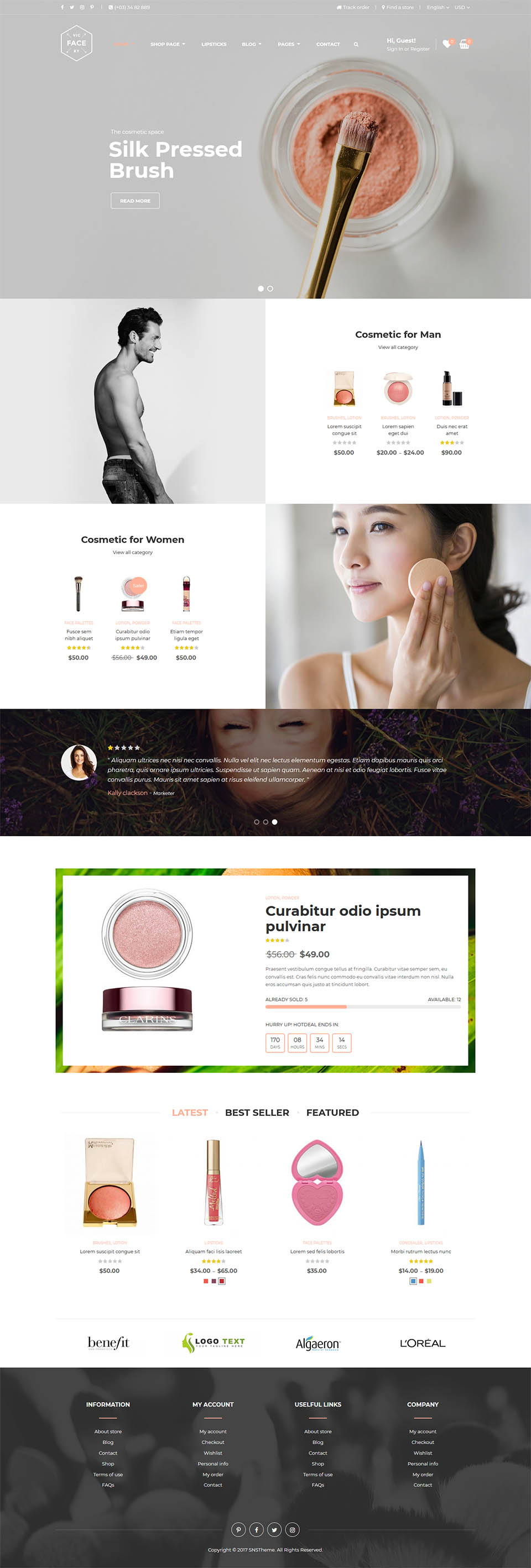 WordPress template ThemeForest Vicky