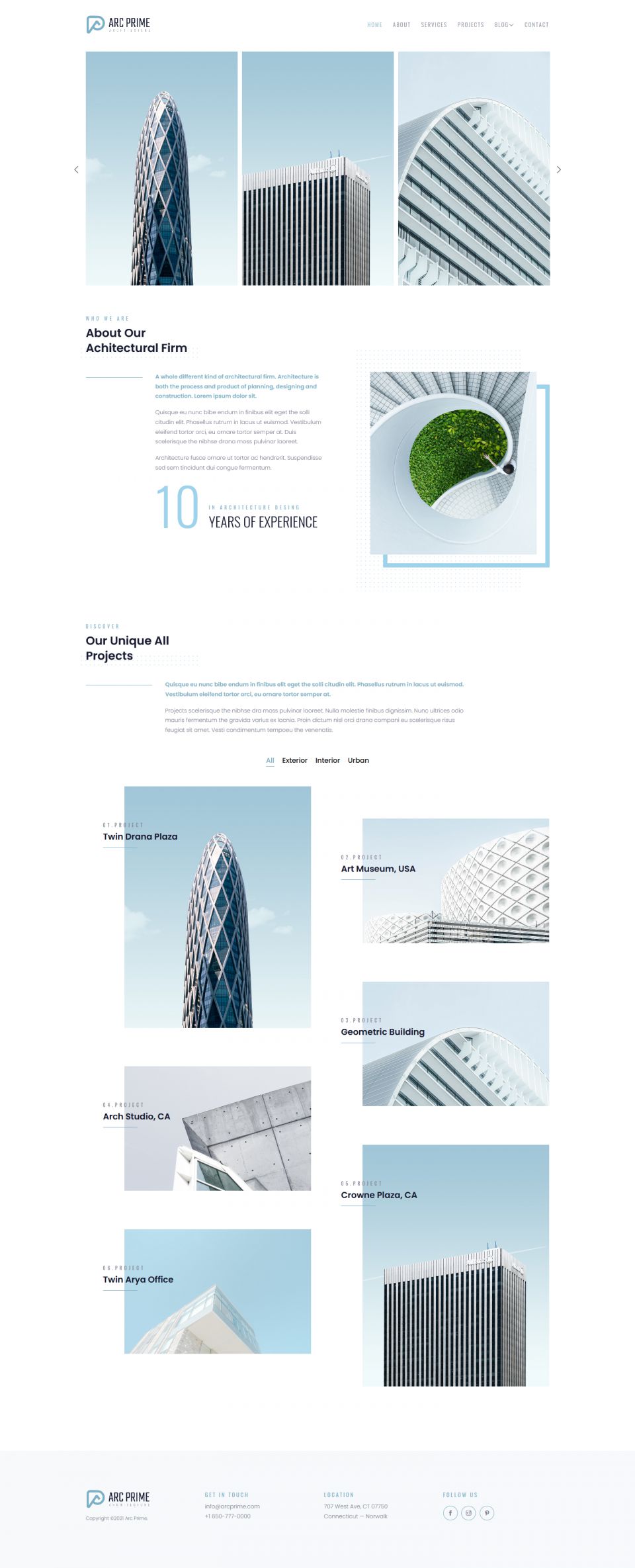 WordPress template ThemeForest Arc Prime