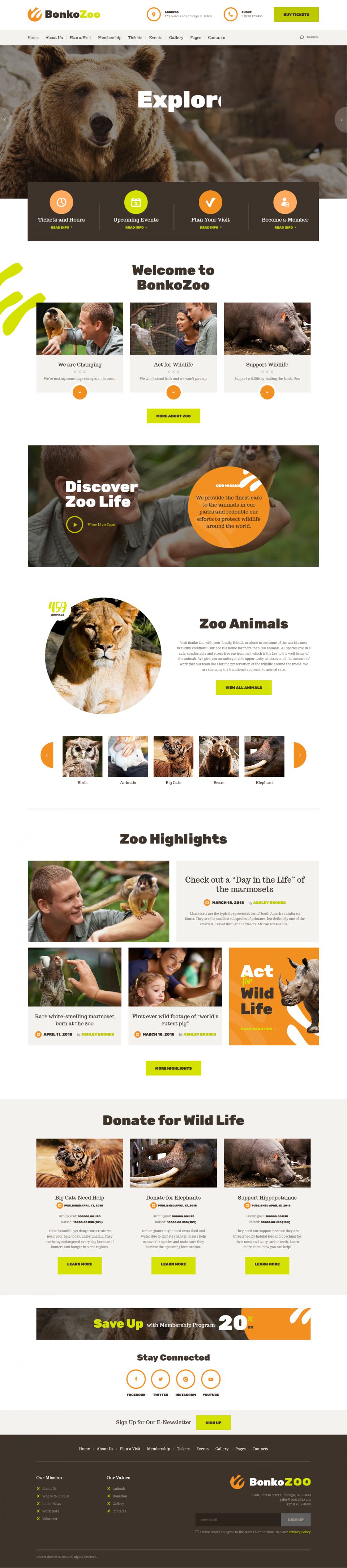 WordPress template ThemeForest Bonko