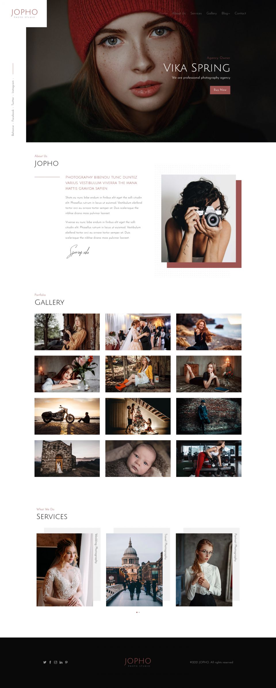 WordPress template ThemeForest Jopho